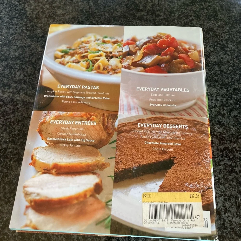 Everyday Italian by Giada De Laurentiis Cookbook. Used